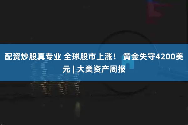 配资炒股真专业 全球股市上涨! 黄金失守4200美元 | 大类资产周报